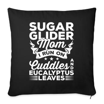 Sugar Glider Mama Sugar Gliders Owner Animals - Housse de coussin décorative 45 x 45 cm - noir - Devant