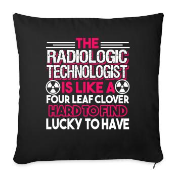 Radiologic Technologist Rad Tech Hard To Find - Sofa pillowcase 17,3'' x 17,3'' (45 x 45 cm) - black - Front