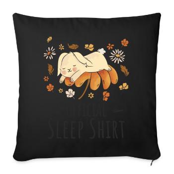 Bowling Cone Official Sleep Shirt for Fans Bowlin - Sofa pillowcase 17,3'' x 17,3'' (45 x 45 cm) - black - Front