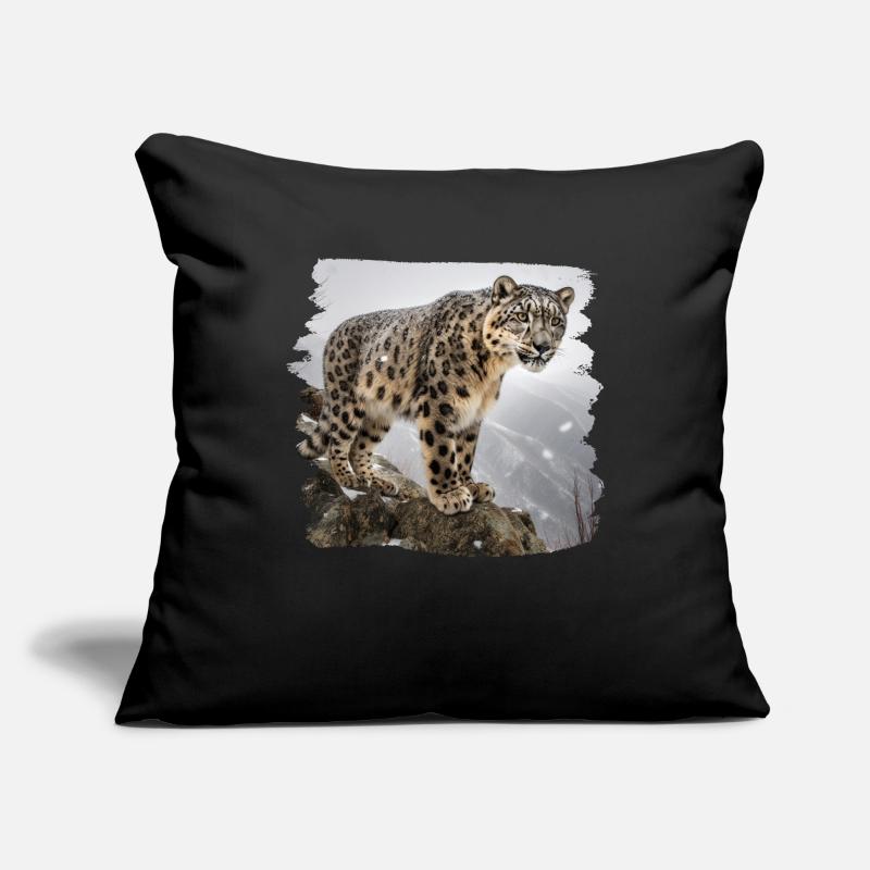 Snow Leopard Snow Leopard Sofa pillowcase 17,3'' x 17,3'' (45 x 45 cm)