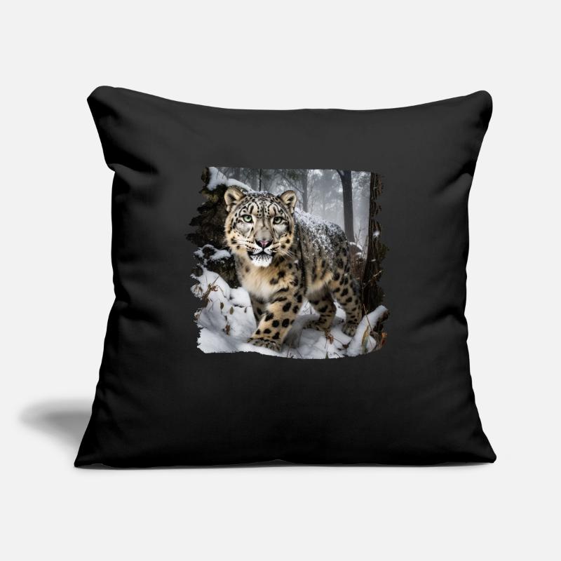Snow Leopard Snow Leopard Sofa pillowcase 17,3'' x 17,3'' (45 x 45 cm)