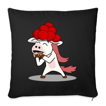 Black Forest - Sofa pillowcase 17,3'' x 17,3'' (45 x 45 cm) - black - Front