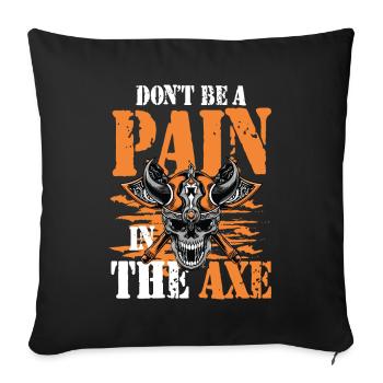 Funny Viking Saying für einen Wikinger und - Sofakissenbezug 45 x 45 cm - Schwarz - Vorne