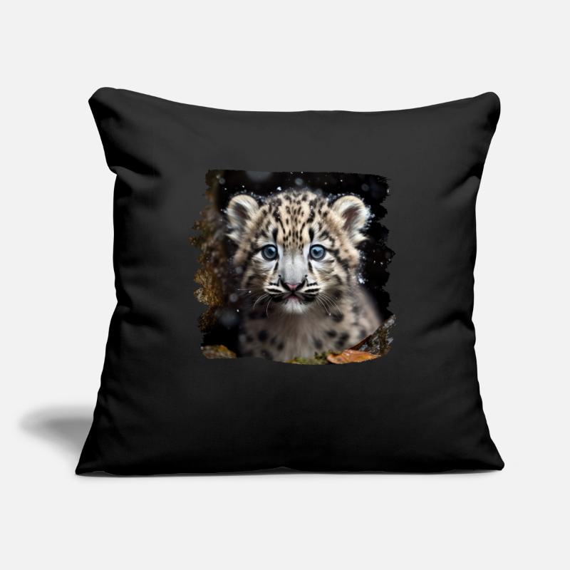 Snow Leopard Snow Leopard Sofa pillowcase 17,3'' x 17,3'' (45 x 45 cm)