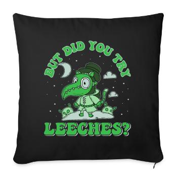 Médecin, médecin, étudiant en médecine, diplômé - Housse de coussin décorative 45 x 45 cm - noir - Devant