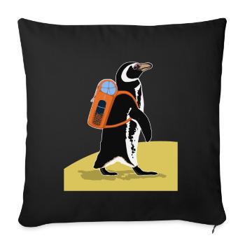Randonnée en montagne Randonnées Randonnées - Housse de coussin décorative 45 x 45 cm - noir - Devant