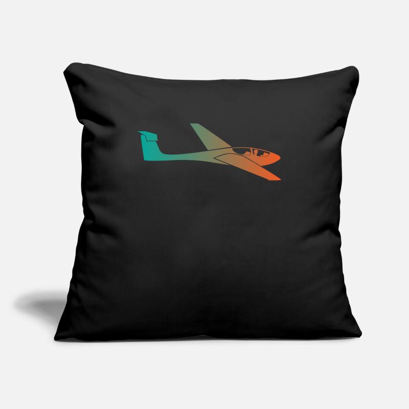 Glider Glider Pilot Airplane Gift Sofa pillowcase 17,3'' x 17,3'' (45 x 45 cm)