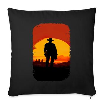 All Right After A Divorce He Has Nothing Left - Sofakissenbezug 45 x 45 cm - Schwarz - Vorne