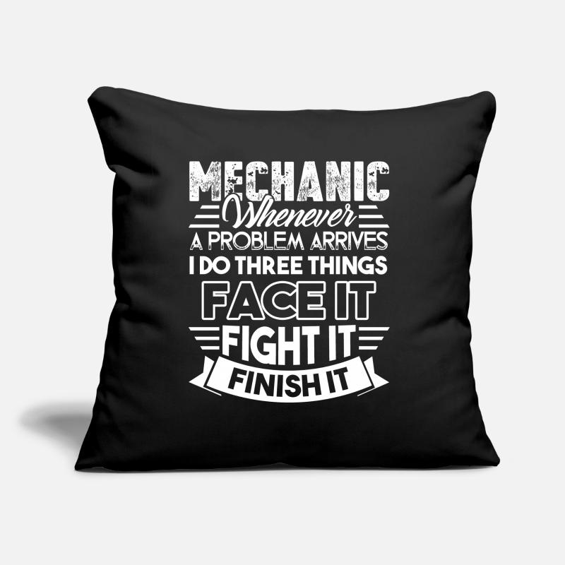 Mechanic Mechanic Solves Problem Sofa pillowcase 17,3'' x 17,3'' (45 x 45 cm)