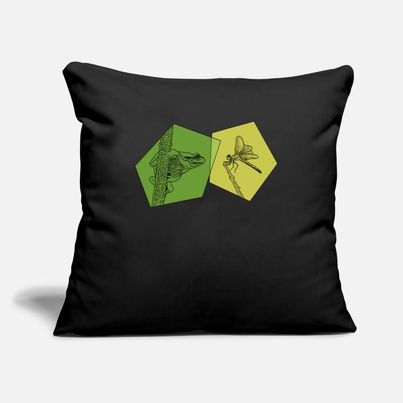 Toad, tadpole, tree frog, frog breeder, frog Sofa pillowcase 17,3'' x 17,3'' (45 x 45 cm)