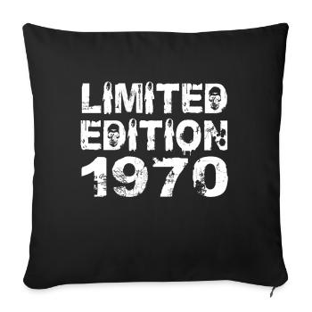 Édition Limitée 1970 Anniversaire 1970 Anniversaire - Housse de coussin décorative 45 x 45 cm - noir - Devant