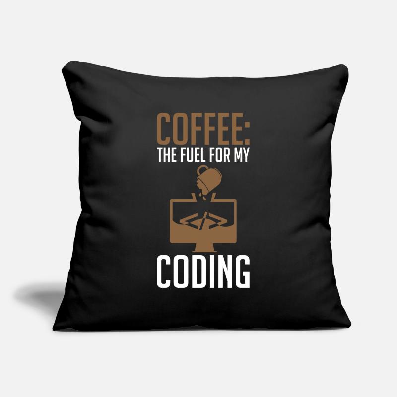 Coder Coffee The fuel for my coding Sofa pillowcase 17,3'' x 17,3'' (45 x 45 cm)