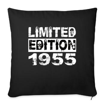 Édition Limitée 1955 Anniversaire 1955 Anniversaire - Housse de coussin décorative 45 x 45 cm - noir - Devant