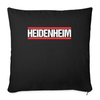 Heidenheimerin Heidenheimer Heidenheim - Sofakissenbezug 45 x 45 cm - Schwarz - Vorne