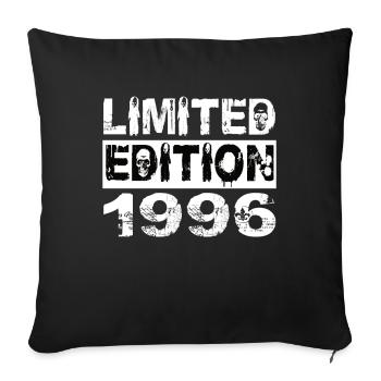Limited Edition 1996 Geburtstag 1996 Geburtstag - Sofakissenbezug 45 x 45 cm - Schwarz - Vorne