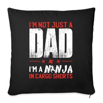 Pops Gift For Men - Sofa pillowcase 17,3'' x 17,3'' (45 x 45 cm) - black - Front