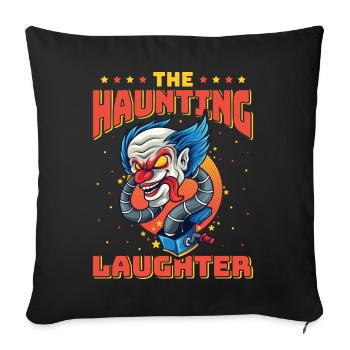 Horror Clown Horror Film Festival + Halloween - Sofa pillowcase 17,3'' x 17,3'' (45 x 45 cm) - black - Front