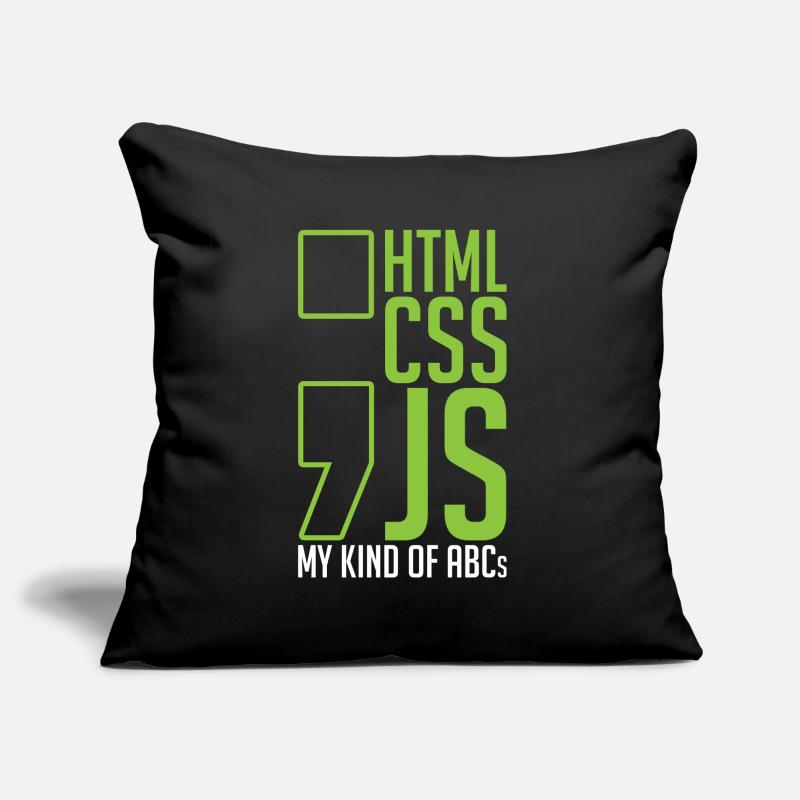 web developer gift html css js my kind of Sofa pillowcase 17,3'' x 17,3'' (45 x 45 cm)