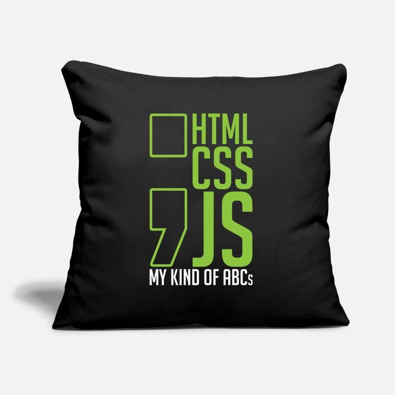 web developer gift html css js my kind of Sofa pillowcase 17,3'' x 17,3'' (45 x 45 cm)