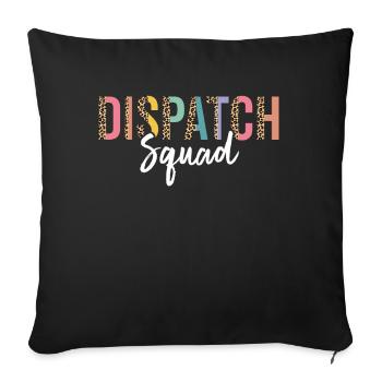 Dispatch Squad Public Assistance Emergency - Sofa pillowcase 17,3'' x 17,3'' (45 x 45 cm) - black - Front