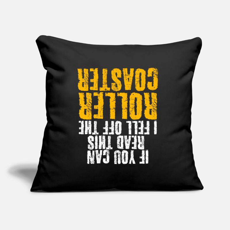 Achterbahn Spruch Achterbahnfahrer Sofakissenbezug 45 x 45 cm