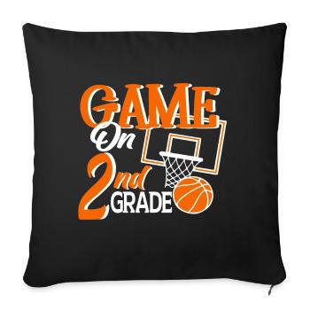 Zweite Klasse Rainbow Girls Jungen Lehrerteam 2. - Sofakissenbezug 45 x 45 cm - Schwarz - Vorne