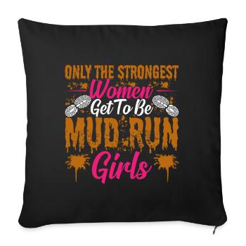 Perfect funny Race - Sofakissenbezug 45 x 45 cm - Schwarz - Vorne