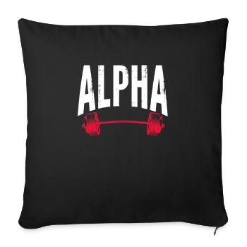 Bodybuilder Body Building Fitness Gym Gift - Sofa pillowcase 17,3'' x 17,3'' (45 x 45 cm) - black - Front