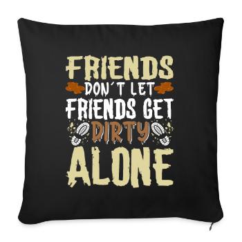 Perfect funny Race - Sofakissenbezug 45 x 45 cm - Schwarz - Vorne