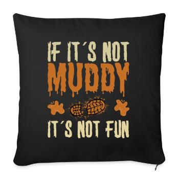 Perfect funny Race - Sofakissenbezug 45 x 45 cm - Schwarz - Vorne