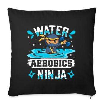 Aerobic Exercise Designs - Sofakissenbezug 45 x 45 cm - Schwarz - Vorne