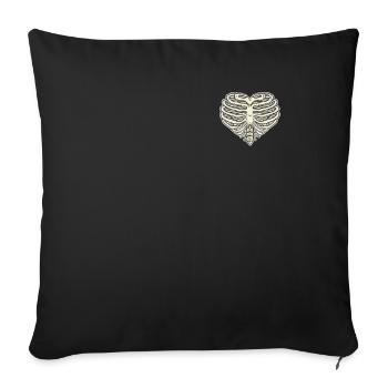 Radiologist Logo Emblem Radiology Nurse - Sofa pillowcase 17,3'' x 17,3'' (45 x 45 cm) - black - Front