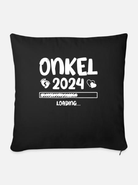 Onkel Loading 2024 Onkel - Sofakissenbezug 45 x 45 cm - Schwarz
