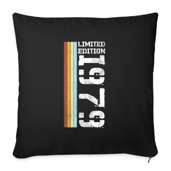 Limited Edition Retro 1979 - Sofakissenbezug 45 x 45 cm - Schwarz - Vorne