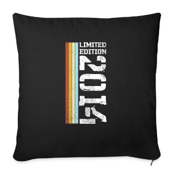 Edition Limitée Rétro 2014 - Housse de coussin décorative 45 x 45 cm - noir - Devant