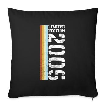 Édition Limitée Rétro 2005 - Housse de coussin décorative 45 x 45 cm - noir - Devant