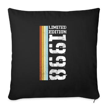 Edition Limitée Rétro 1998 - Housse de coussin décorative 45 x 45 cm - noir - Devant