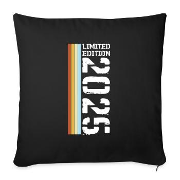 Édition Limitée Rétro 2025 - Housse de coussin décorative 45 x 45 cm - noir - Devant