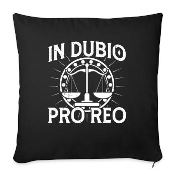 Lawyer In Dubio Pro Reo Lawyer Lawyer Law - Sofa pillowcase 17,3'' x 17,3'' (45 x 45 cm) - black - Front