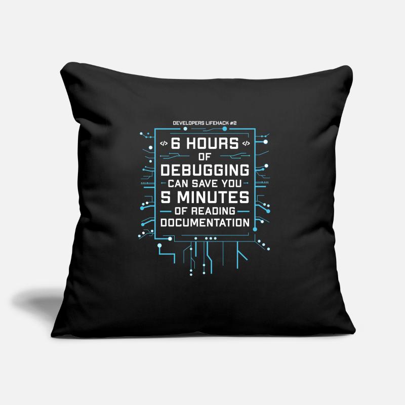 Programmierer Humor Coding Witze Entwickler Sofakissenbezug 45 x 45 cm