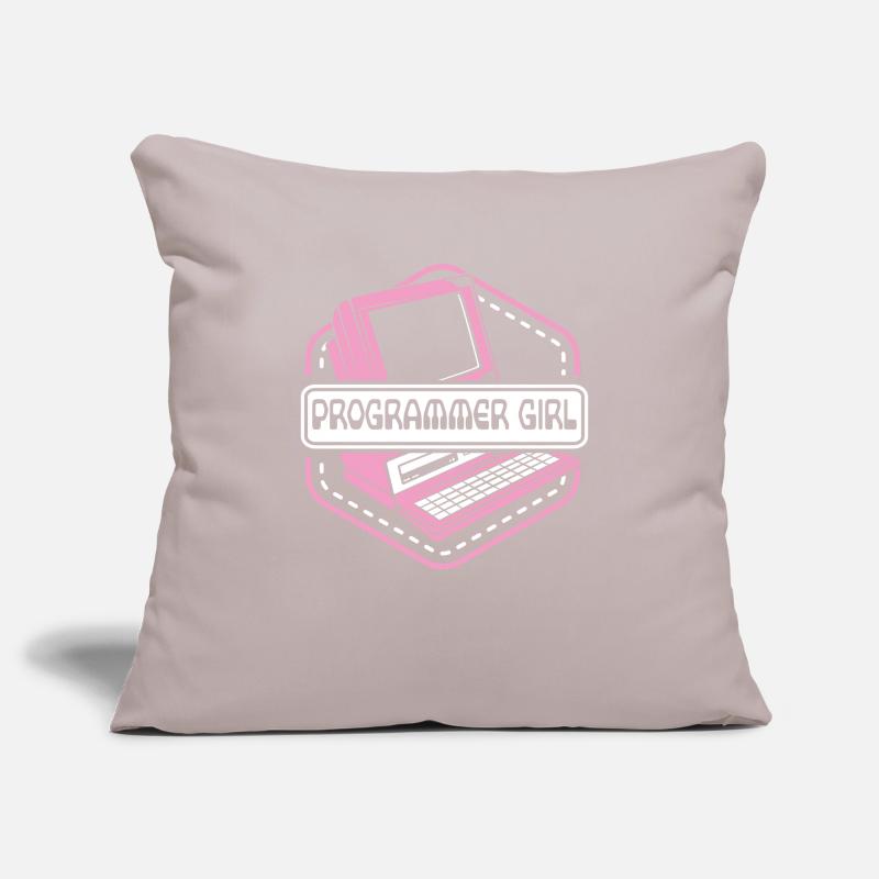 Programmer Girl Software Engineer Developer Sofa pillowcase 17,3'' x 17,3'' (45 x 45 cm)