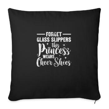Cheerleader Cheerleading Sport Gymnastics Gift - Sofa pillowcase 17,3'' x 17,3'' (45 x 45 cm) - black - Front