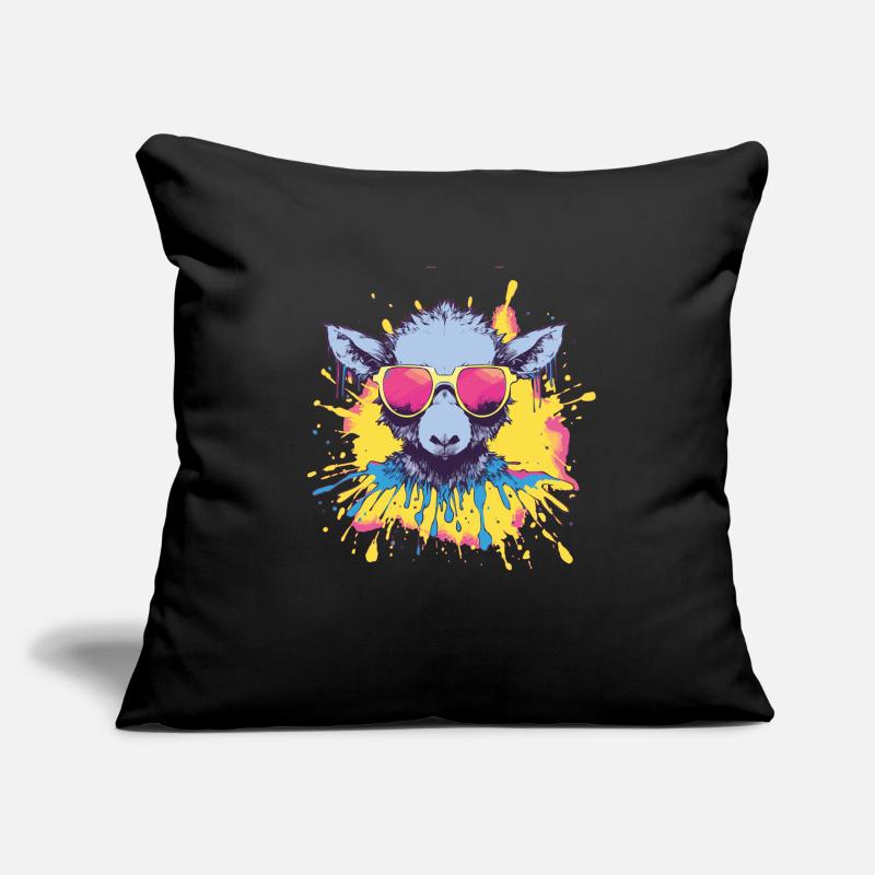 Schaf Schäfer Schäffschen Landwirtschaft Sofa pillowcase 17,3'' x 17,3'' (45 x 45 cm)