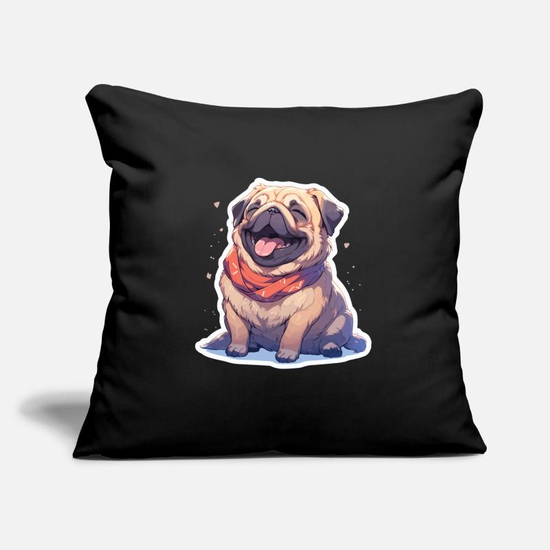 Mops Mops Hund Mops Geschenke Mops Liebhaber Sofakissenbezug 45 x 45 cm