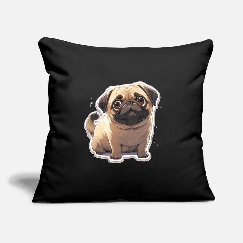 Mops Mops Hund Mops Geschenke Mops Liebhaber Sofakissenbezug 45 x 45 cm