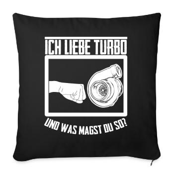 Tuning d’atelier de turbocompresseur - Housse de coussin décorative 45 x 45 cm - noir - Devant
