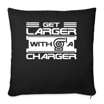 Tuner automatique turbocompresseur werktsatt - Housse de coussin décorative 45 x 45 cm - noir - Devant