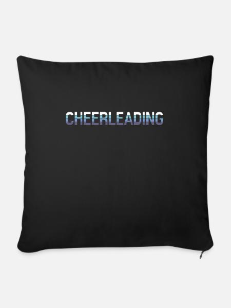 Cheerleading - Sofakissenbezug 45 x 45 cm - Schwarz