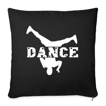 Breakdance I Love Breakdance - Sofa pillowcase 17,3'' x 17,3'' (45 x 45 cm) - black - Front