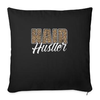 Beautician - Sofa pillowcase 17,3'' x 17,3'' (45 x 45 cm) - black - Front